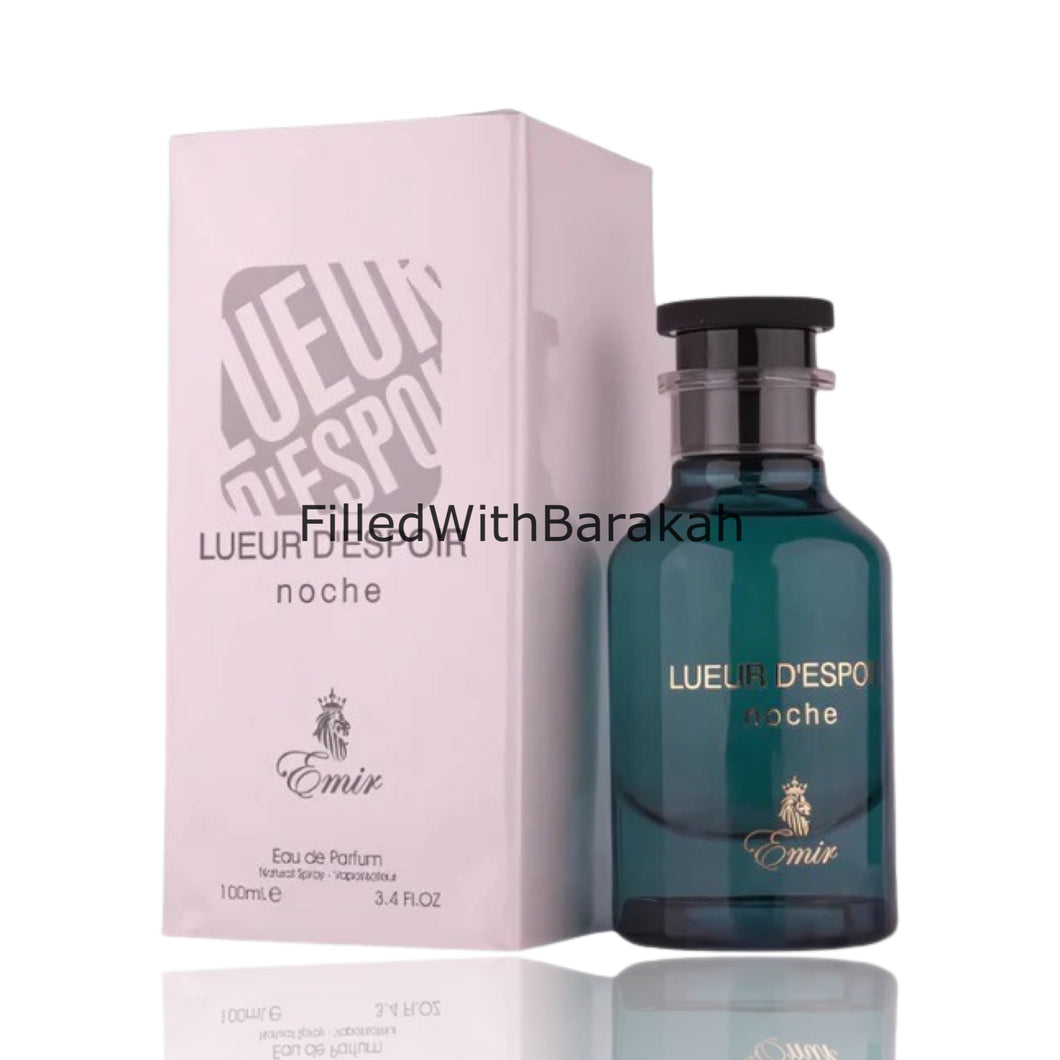 Lueur D’espoir Noche | Eau De Parfum 100ml | by Emir (Paris Corner) *Inspired By Nuit De Feu*