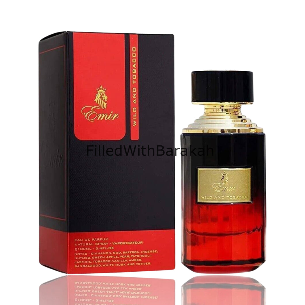 Wild And Tobacco | Eau De Parfum 75ml | by Emir (Paris Corner) *Inspired By Red Tobacco*