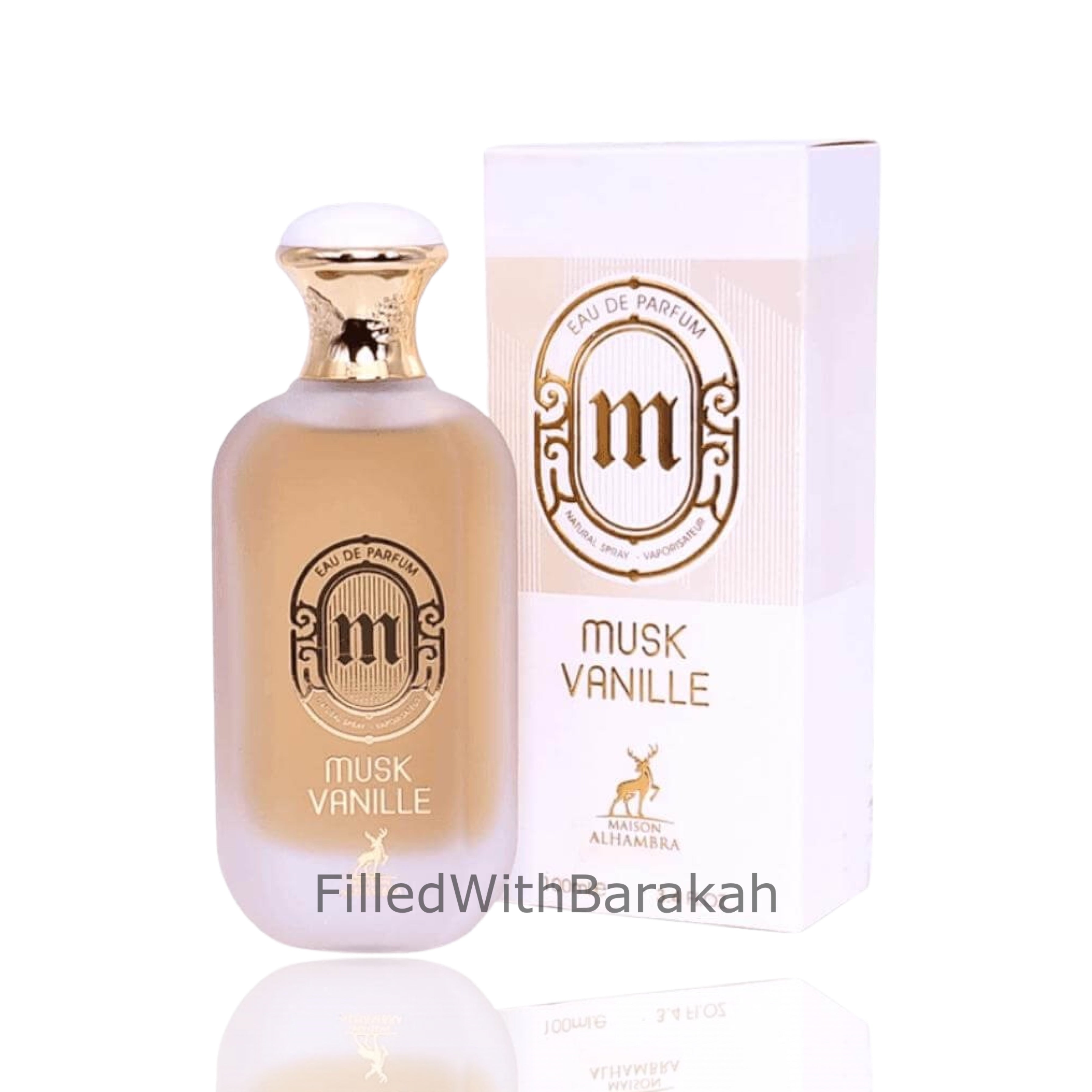 Musk Vanille | Eau De Parfum 100ml | by Maison Alhambra *Inspired By Roses Vanille*