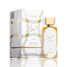 Cargar imagen en el visor de la galería, Hayaati Gold Elixir | Eau De Parfum 100ml | by Lattafa
