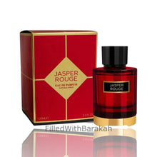 Kép betöltése a galériamegjelenítőbe: Jasper Rouge | Eau De Parfum 100ml | by Fragrance World *Inspired By CH Sandal Ruby*
