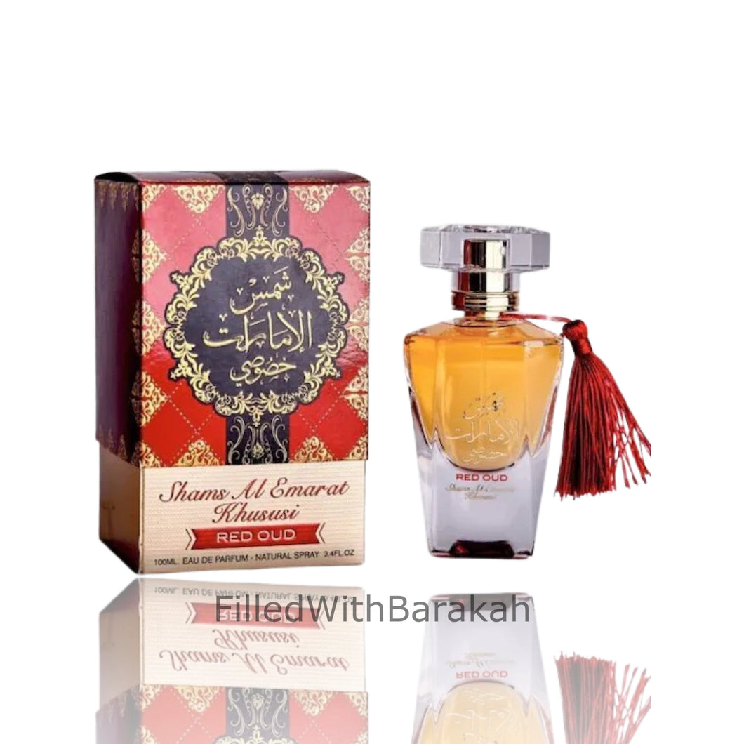 Shams Al Emarat Khususi Red Oud | Eau De Parfum 100ml | by Ard Al Zaafaran