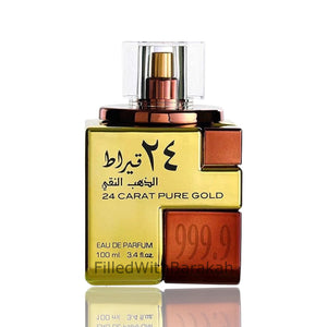 24 Carat Pure Gold | Eau De Parfum 100ml | by Lattafa