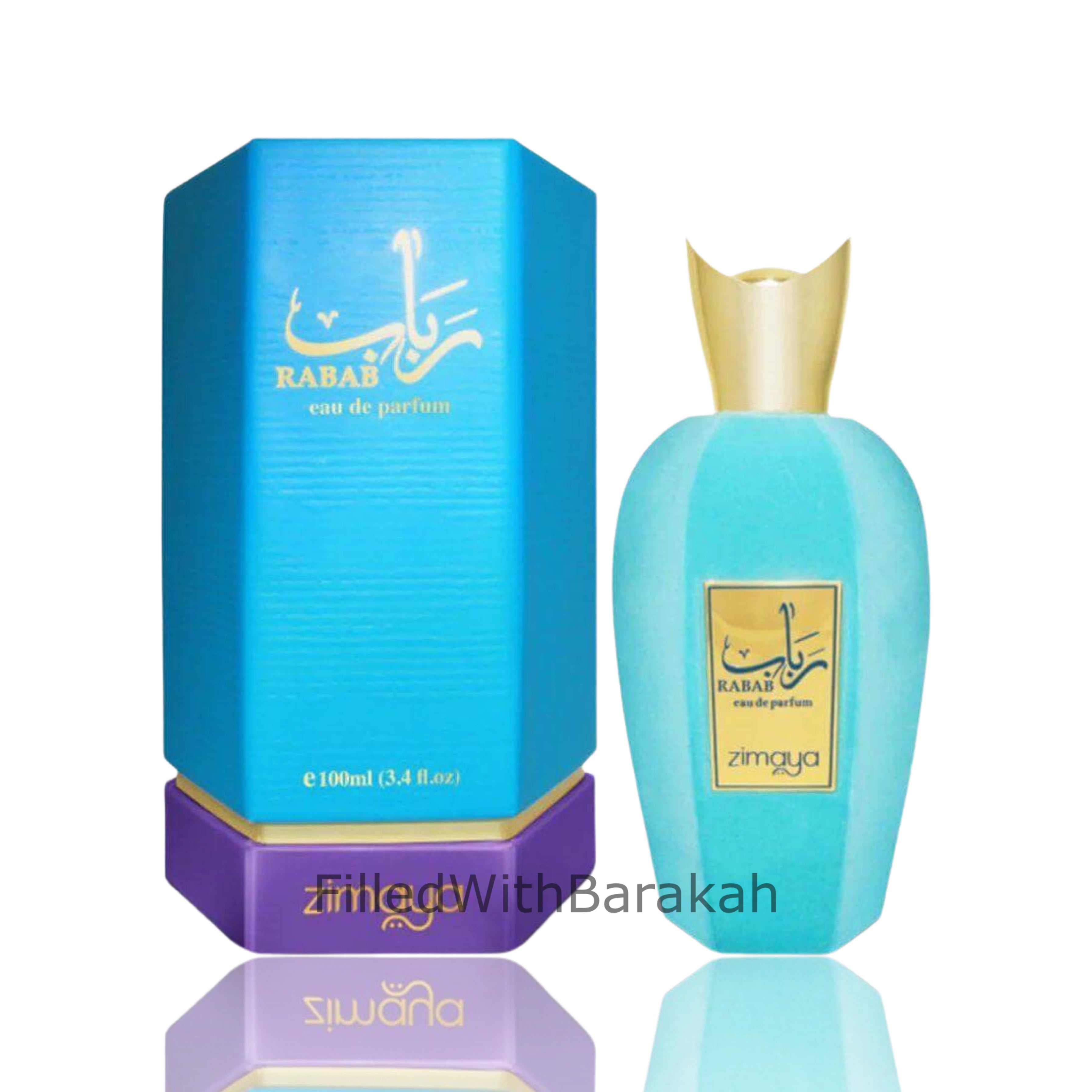 Rabab Blue | Eau de parfum 100ml | by Zimaya – FilledWithBarakah