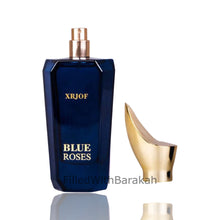 Load image into Gallery viewer, Xrjof Blue Roses | Eau De Parfum 100ml | by Fragrance World *Inspired By Blue Hope*
