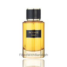 Cargar imagen en el visor de la galería, Incense Oro | Eau De Parfum 100ml | by Fragrance World *Inspired By CH Gold Incense*
