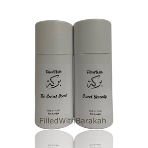 Salainen tuoksu™ & Sweet Serenity™ -paketti | 50ml X2 | By FilledWithBarakah + ilmainen lahja