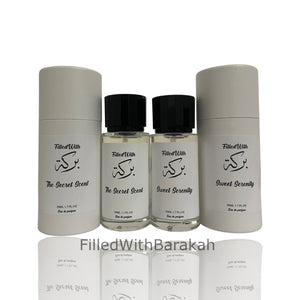 Тайният аромат™ & Пакет за сладко спокойствие™ | 50мл Х2 | от FilledWithBarakah + Безплатен подарък