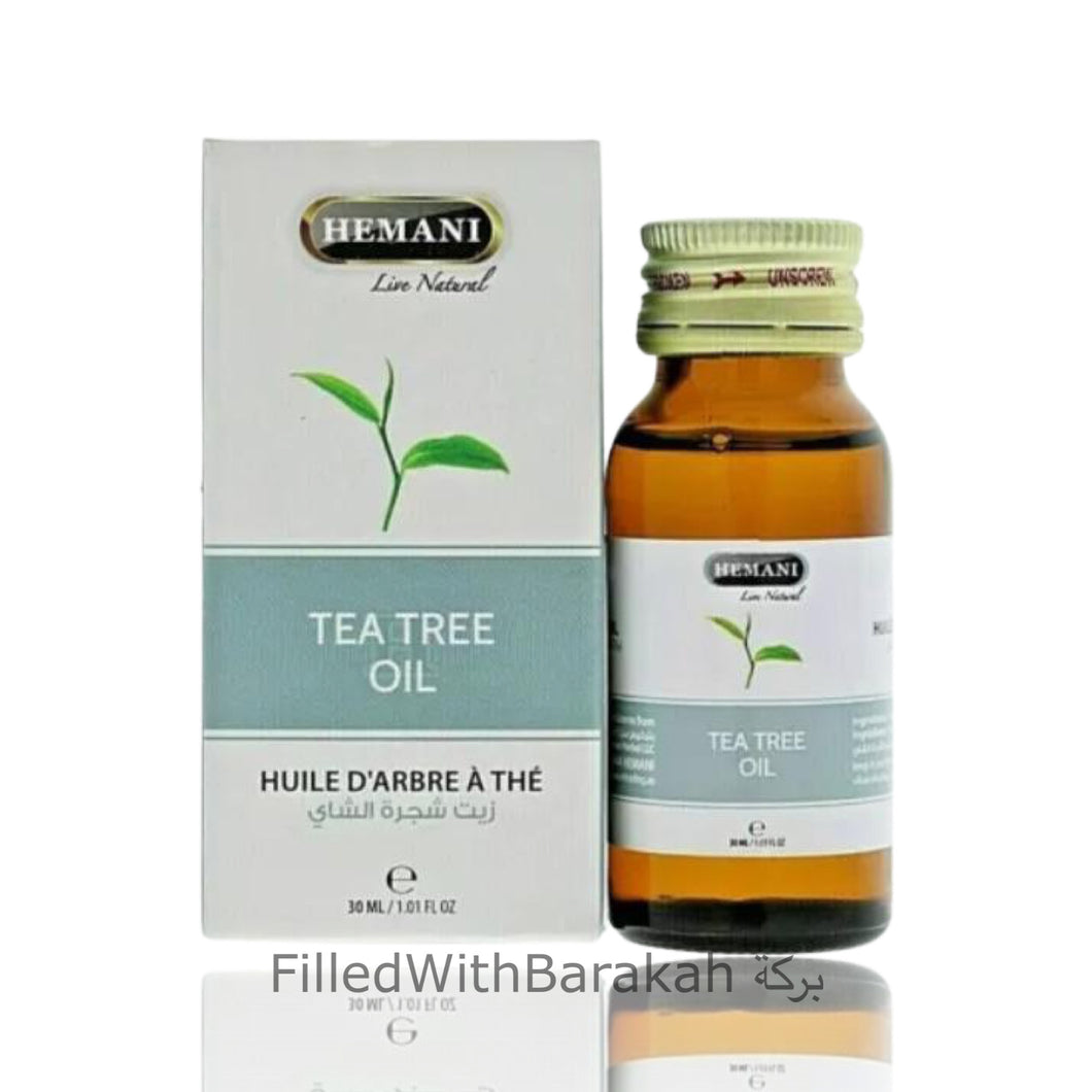 Tea Tree Oil 100% Natural | Essential Oil 30ml | By Hemani (Pack of 3 or 6 Available)