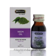 Kép betöltése a galériamegjelenítőbe: Neem Oil 100% Natural | Essential Oil 30ml | By Hemani (Pack of 3 or 6 Available)
