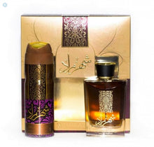 Загрузить изображение в просмотрщик галереи, Shahrazad | Gift Set | Eau De Parfum 100ml+ Deodrant | by Lattafa
