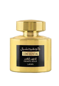 Confidential Private Gold | Eau De Parfum 100ml | by Lattafa