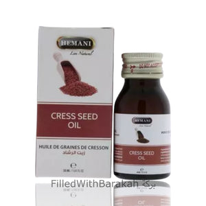 Cress Seed Oil 100% Natural | Essential Oil 30ml | Hemani (Pack of 3 or 6 Available)