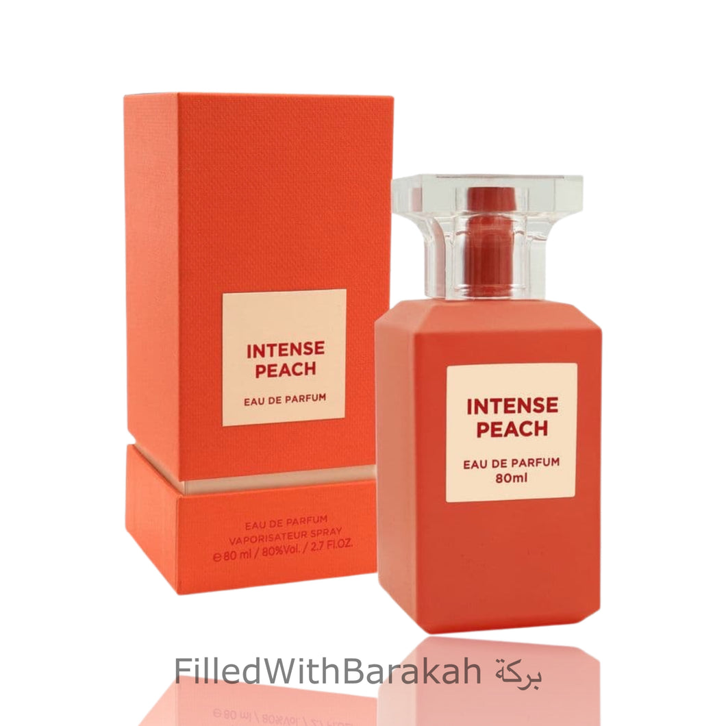 Intense Peach | Eau De Parfum 80ml | by Fragrance World *Inspired By TF Bitter Peach*