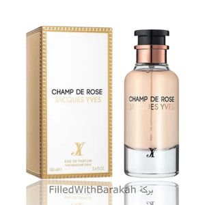 Champ De Rose Acques Yves | Eau De Parfum 100ml | by Fragrance World *Inspired By Rose Des Vents*