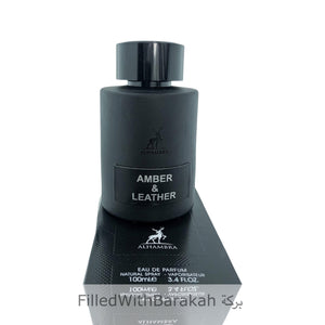 Amber & Leather | Eau De Parfum 100ml | by Maison Alhambra *Inspired By Ombre Leather*