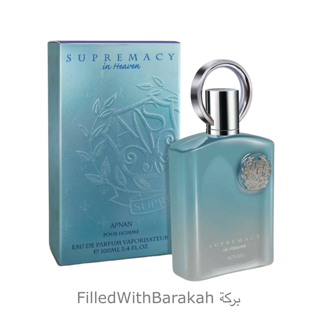 Supremacy In Heaven | Eau De Parfum 100ml | by Afnan *Inspired By Silver Mountain Water*