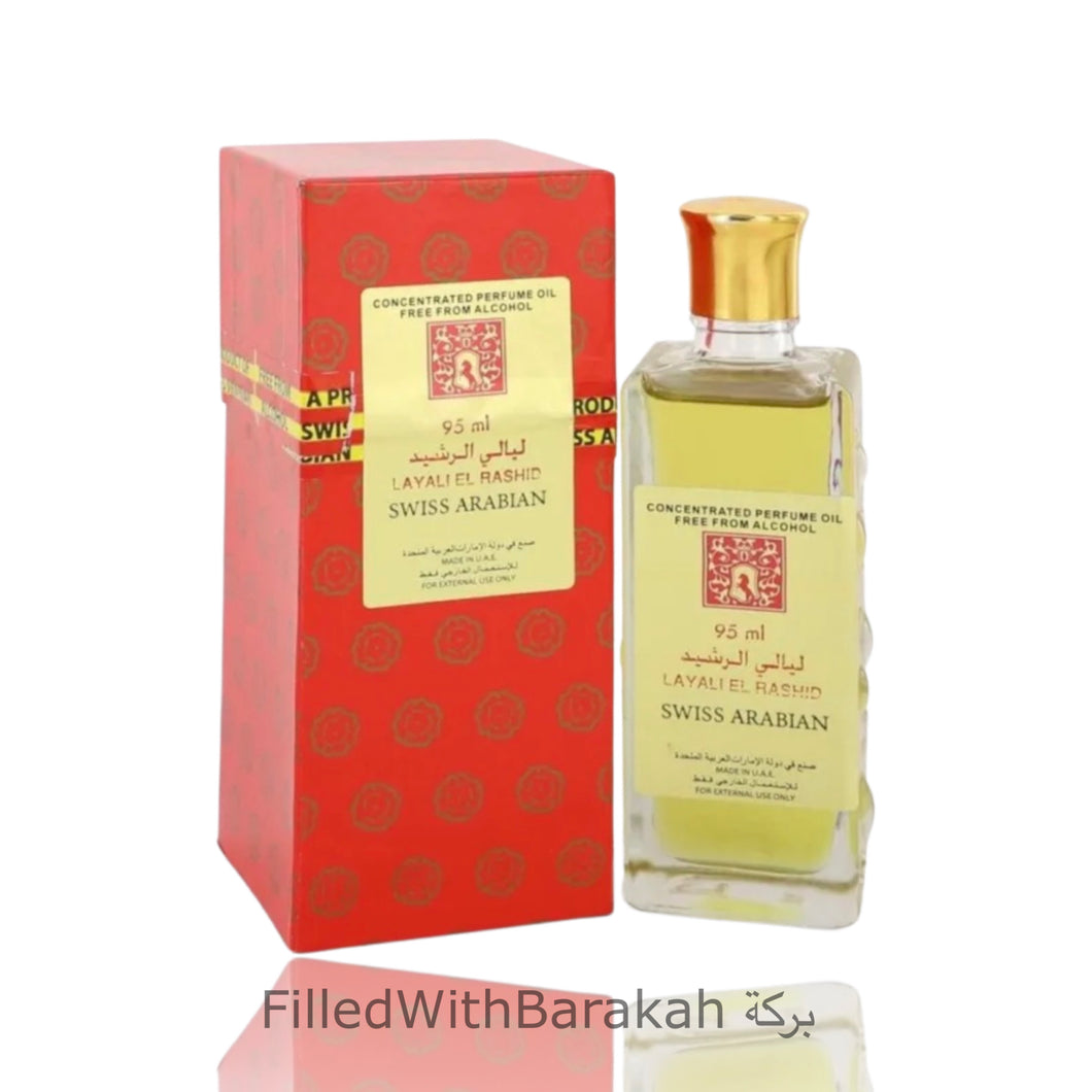 Layali El Rashid | Concentrated Perfume Oil 95ml | by Swiss Arabian