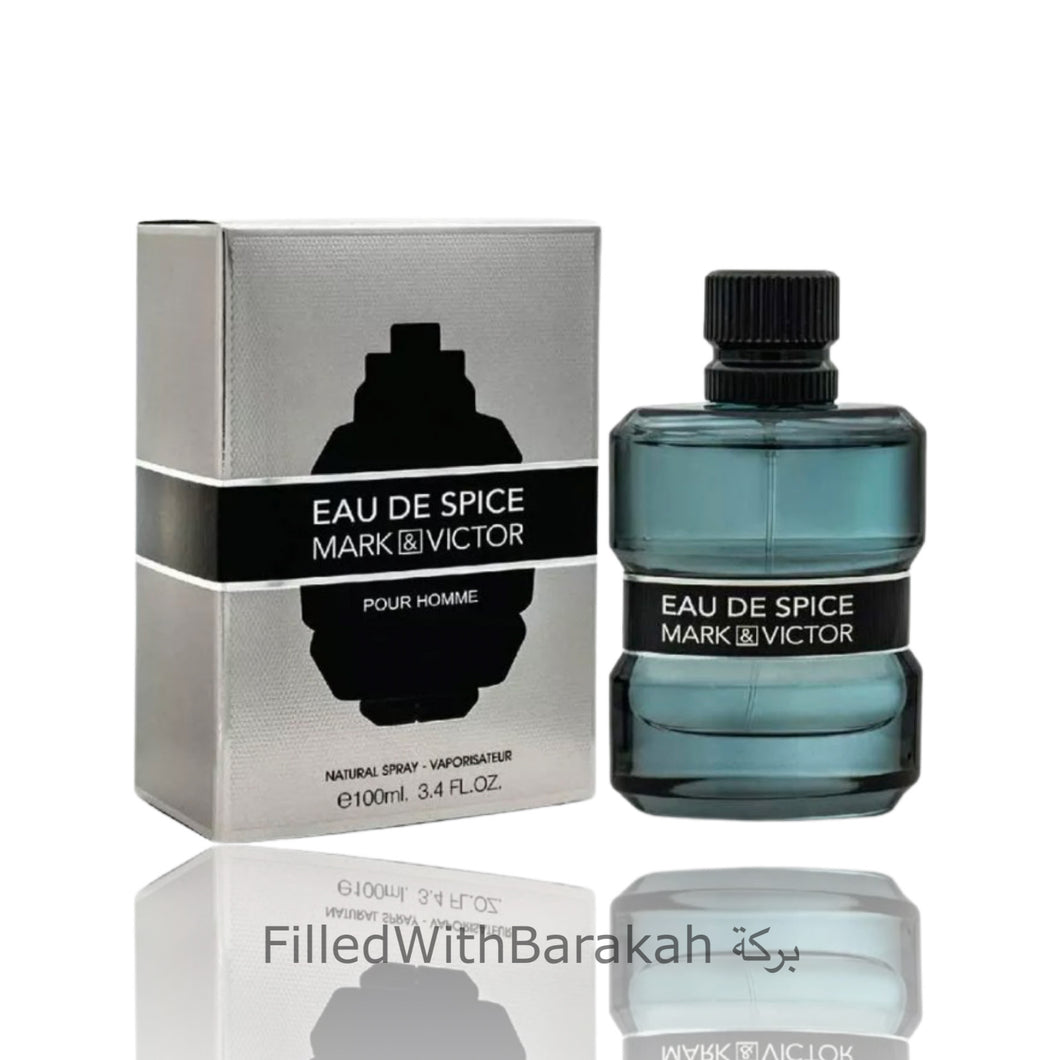 Mark & Victor | Eau De Parfum 100ml | by Fragrance World *Inspired By Spice Bomb*