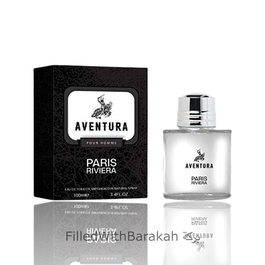 Aventura | Eau De Toilette 100ml | by Paris Riviera *Inspired By Aventus For Him*