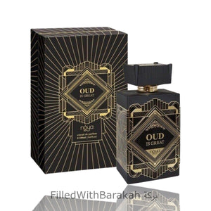 Oud Is Great | Extrait De Parfum 100ml | by Zimaya (Afnan) *Inspired By Oud For Greatness*