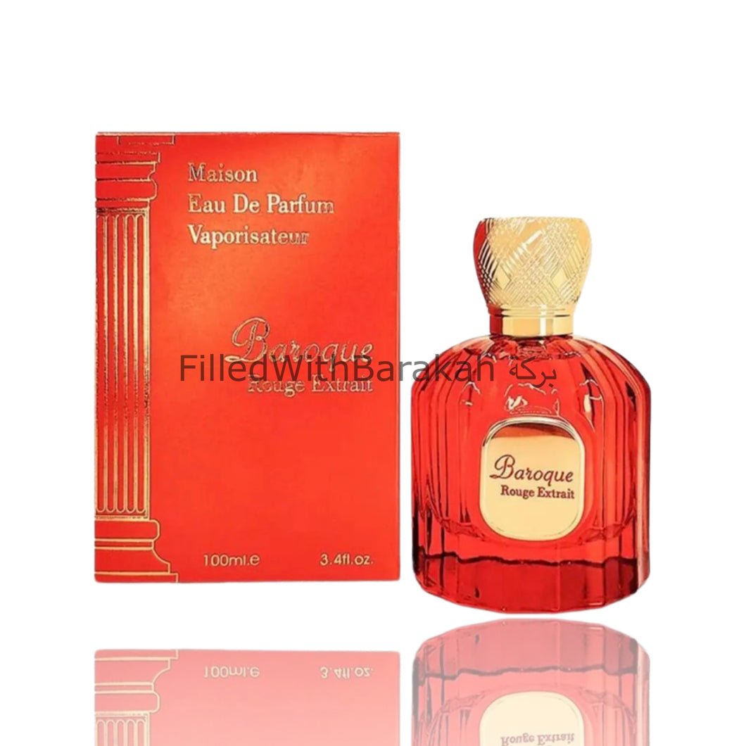 Baroque rouge | extrait de parfum 100ml | by maison alhambra * inspired by baccarat rouge 540 extrait *