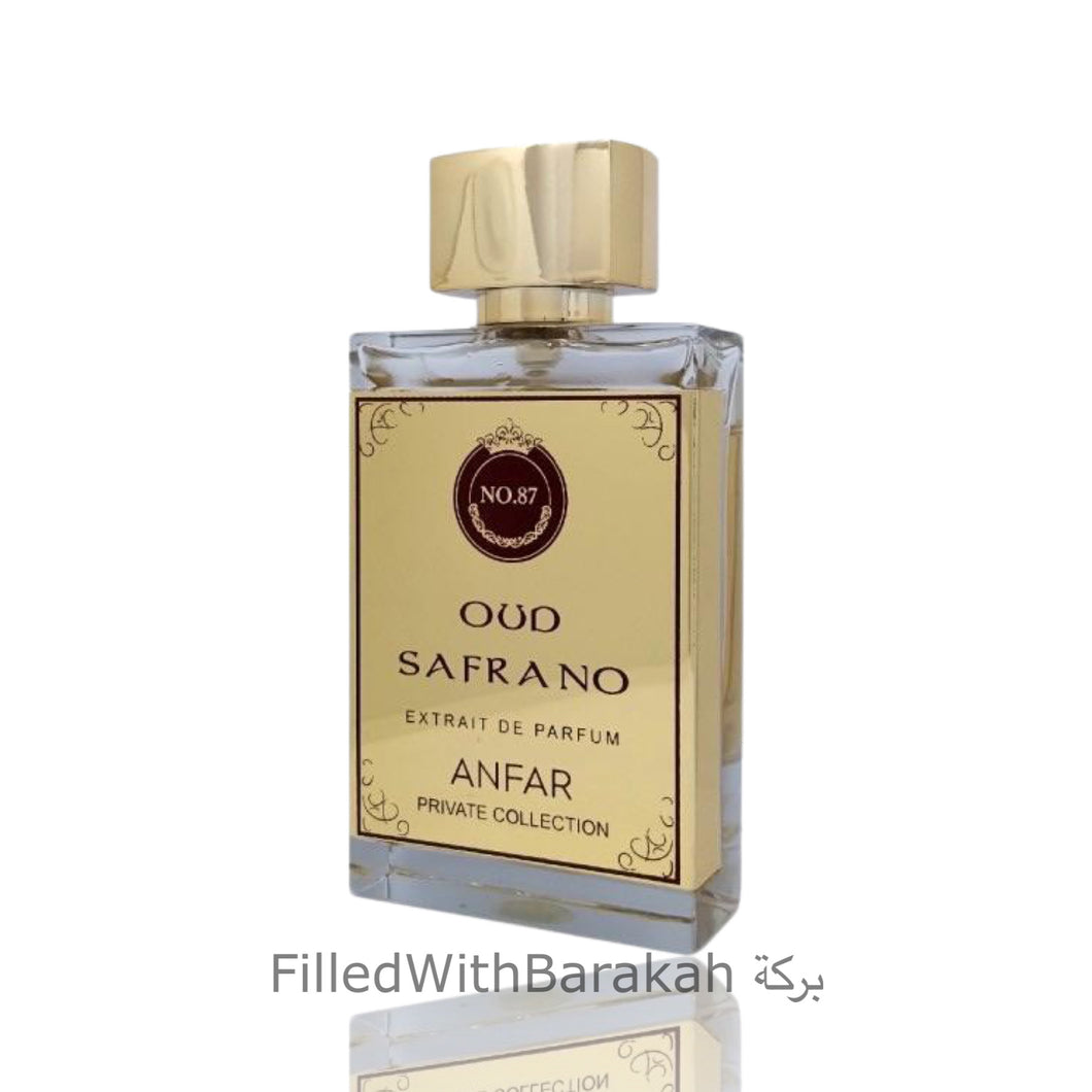 Oud Safrano | Extrait De Parfum 50ml | by Oudh Al Anfar