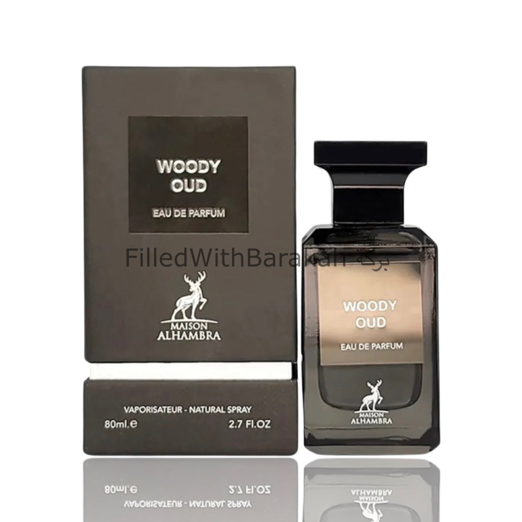 Woody Oud | Eau De Parfum 80ml | von Maison Alhambra * Inspiriert von Oud Wood *