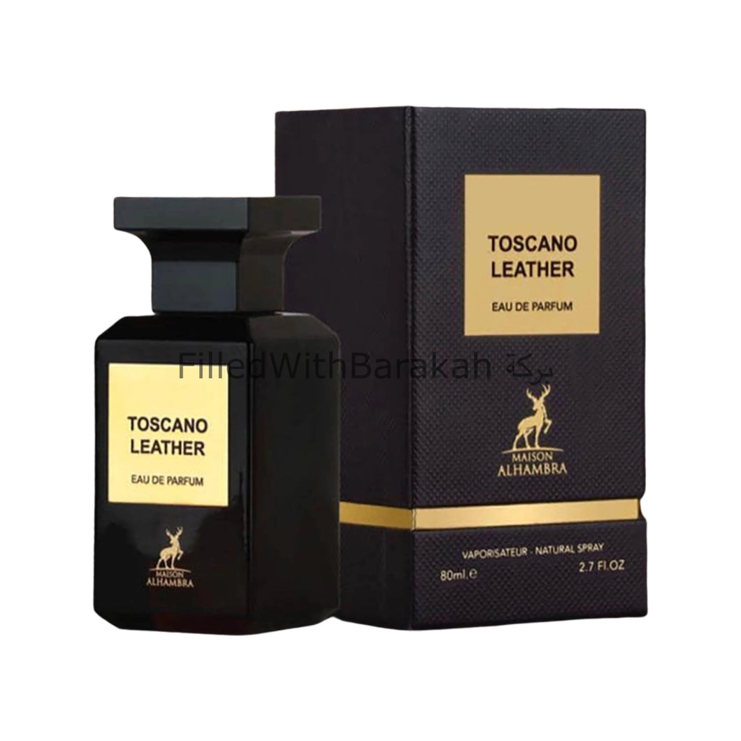 Toscano Leather | Eau De Parfum 80ml | by Maison Alhambra * Inspiré par le cuir toscan *