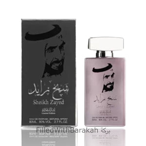 Sheikh Zayed Limited Edition | Eau De Parfum 80ml | by Ard Al Khaleej *Inspired By Homme Intense*