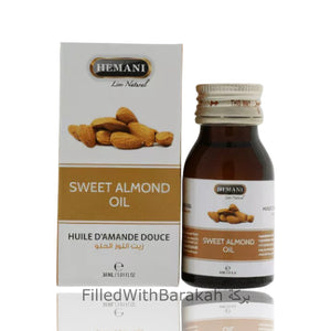 Sweet Almond Oil 100% Natural | Essential Oil 30ml | By Hemani (Pack of 3 or 6 Available)
